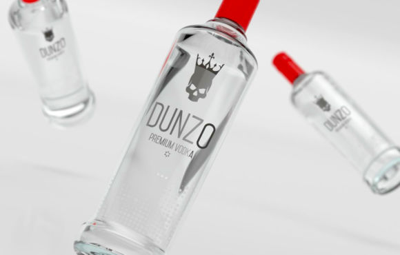 Dunzo: Absolute Vodka. Label Designing